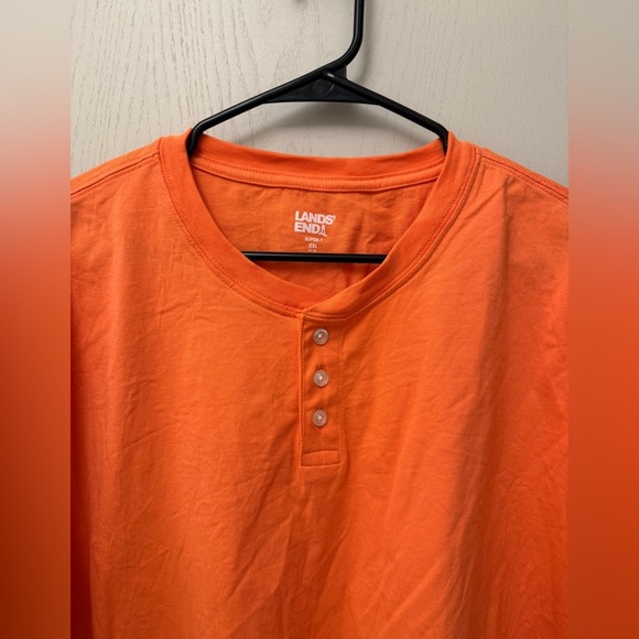 Set of 2 Men's Lands' End Short Sleeve T Shirts Size XXL 100% Cotton - Picture 5 of 14